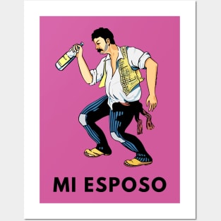 Mi Esposo El Borracho Parody Loteria Card  Loteria Mexicana Posters and Art